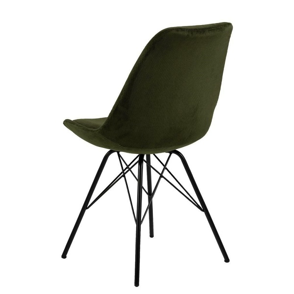 Krzesło Eris sztruks zielone - ACTONA